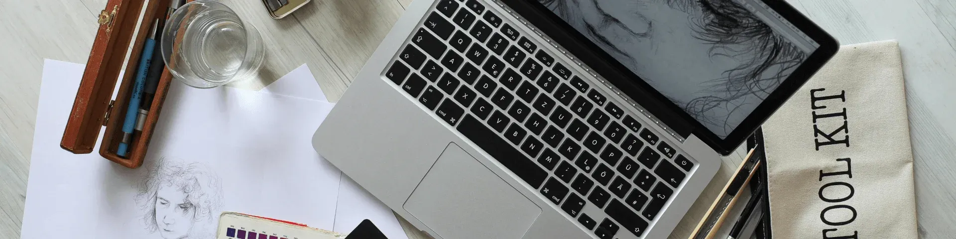 Soft textured page header background
